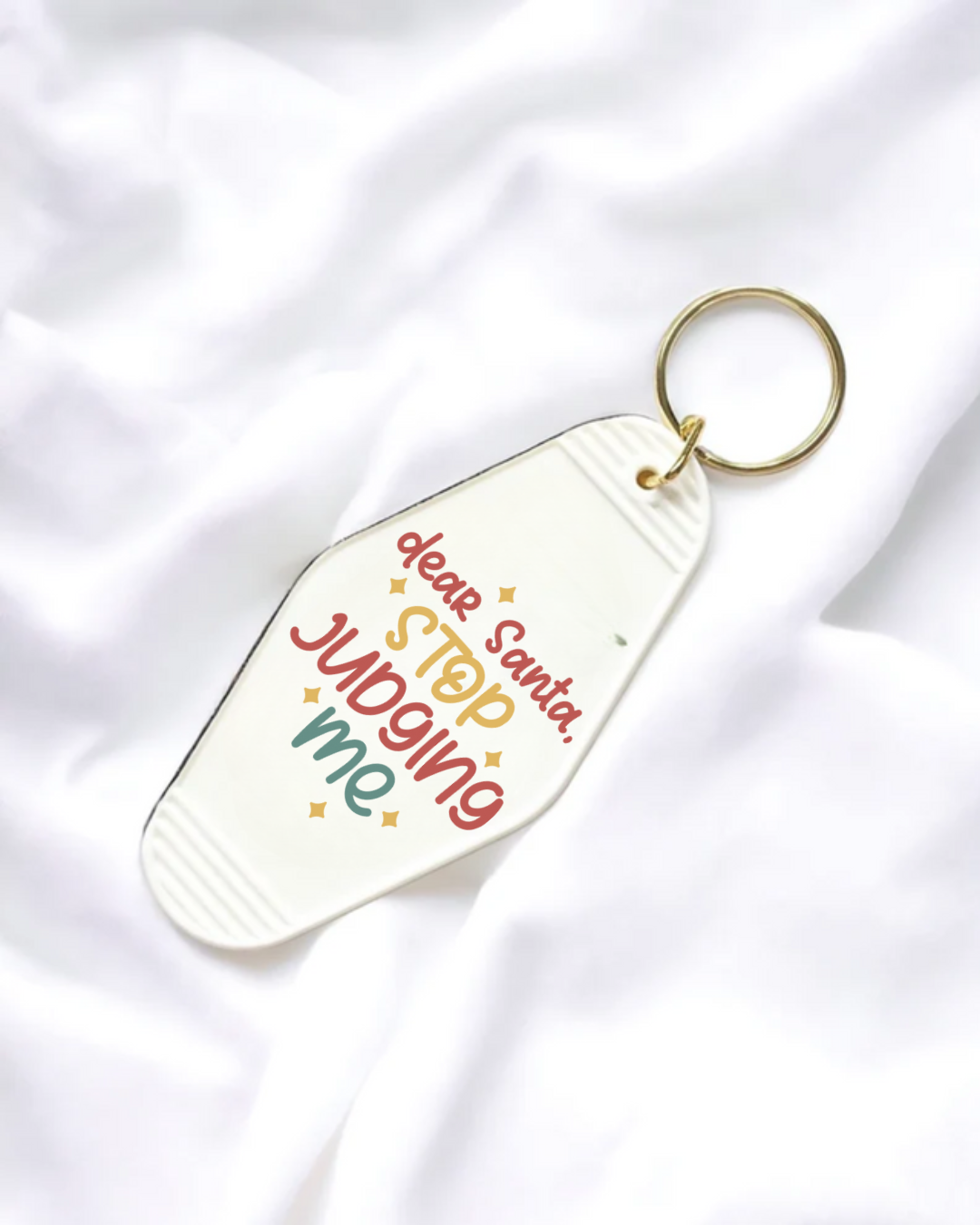 UVDTF - MOTEL DECAL - SANTA STOP JUDGING ME