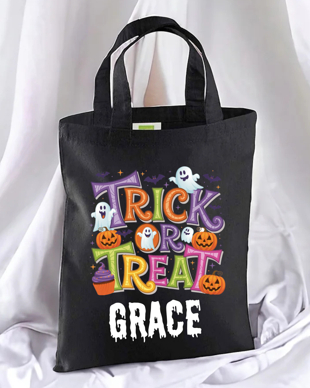 DTF - PERSONALISED - TRICK OR TREAT COLOURFUL
