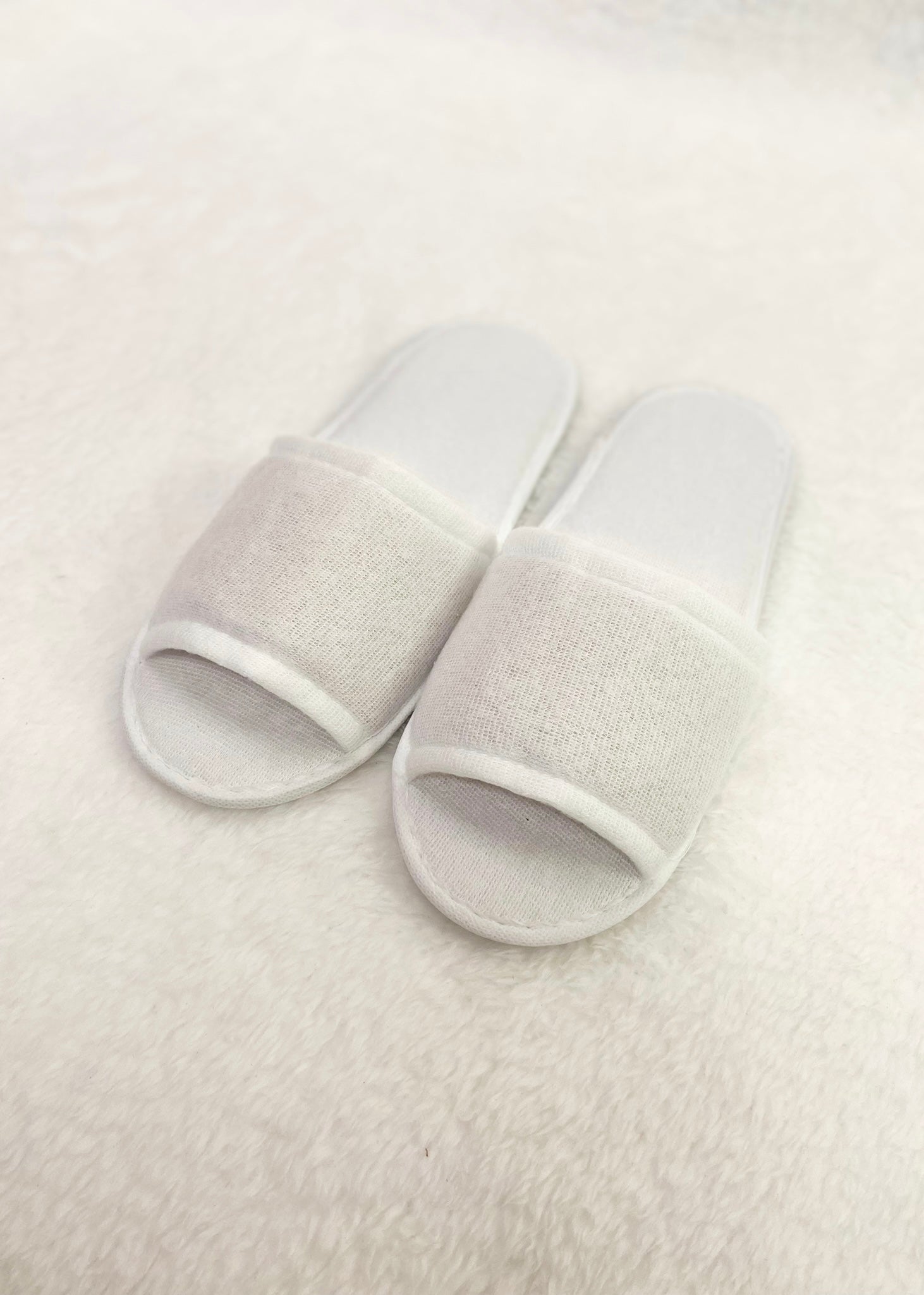 White shop slippers wholesale