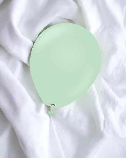 5” GREEN LATEX BALLOONS - PACK OF 10