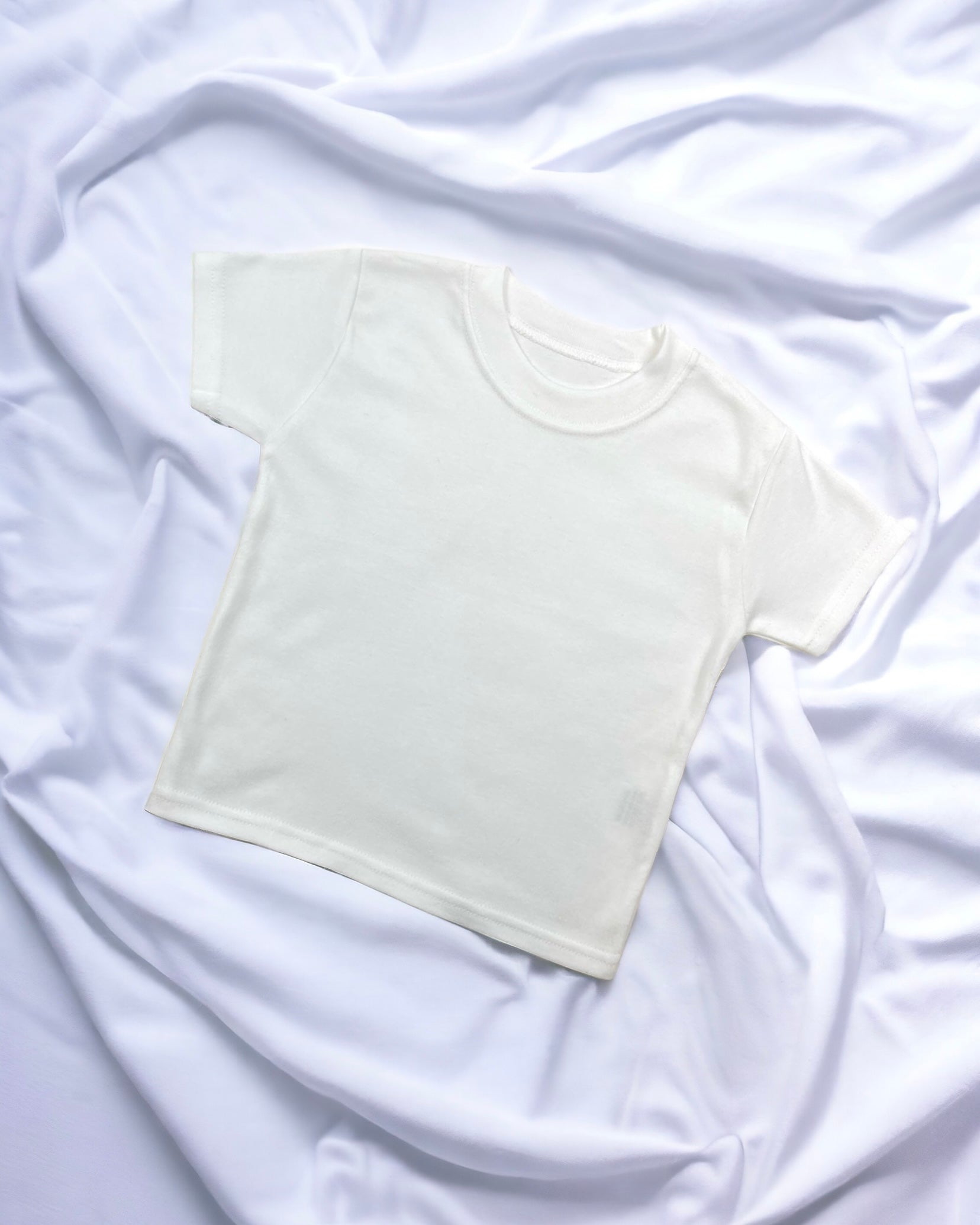 SUBLIMATION CHILDRENS WHITE T-SHIRT