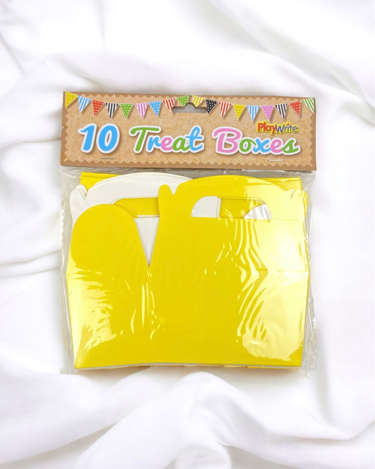 YELLOW TREAT BOXES - PACK OF 10