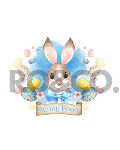 UVDTF - BLUE BUNNY FOOD POPPER DECAL