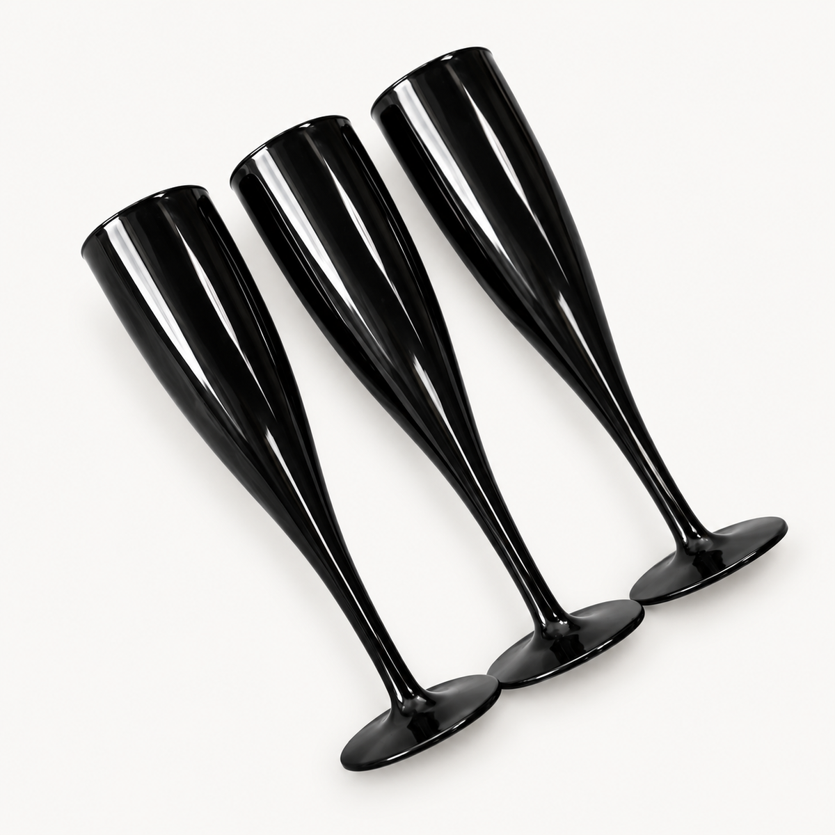 BLACK FLUTES 175ML - PACK OF 10