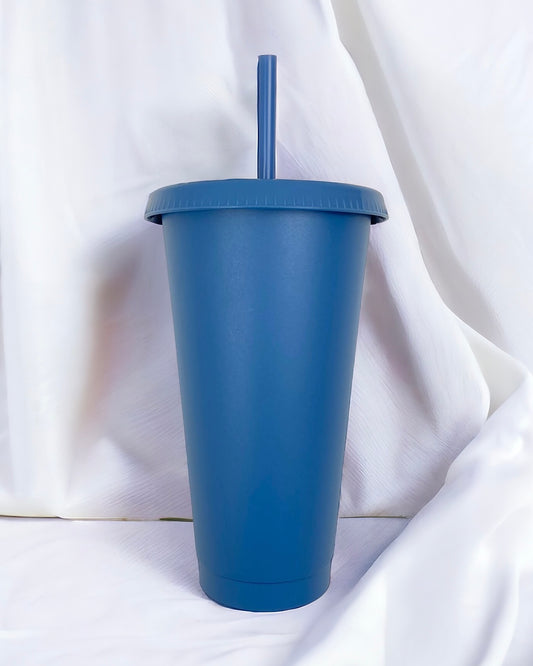 24Oz NAVY SOLID COLOUR CUP