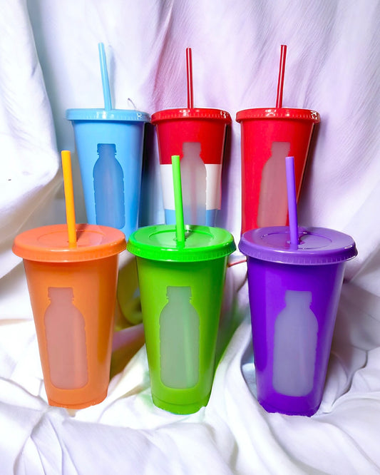 CLEARANCE - BOTTLE COLOURED 24OZ CUP