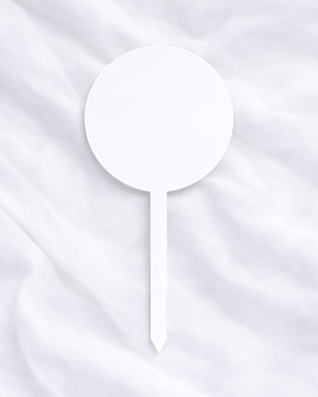 CIRCLE ACRYLIC CAKE TOPPER 10CM