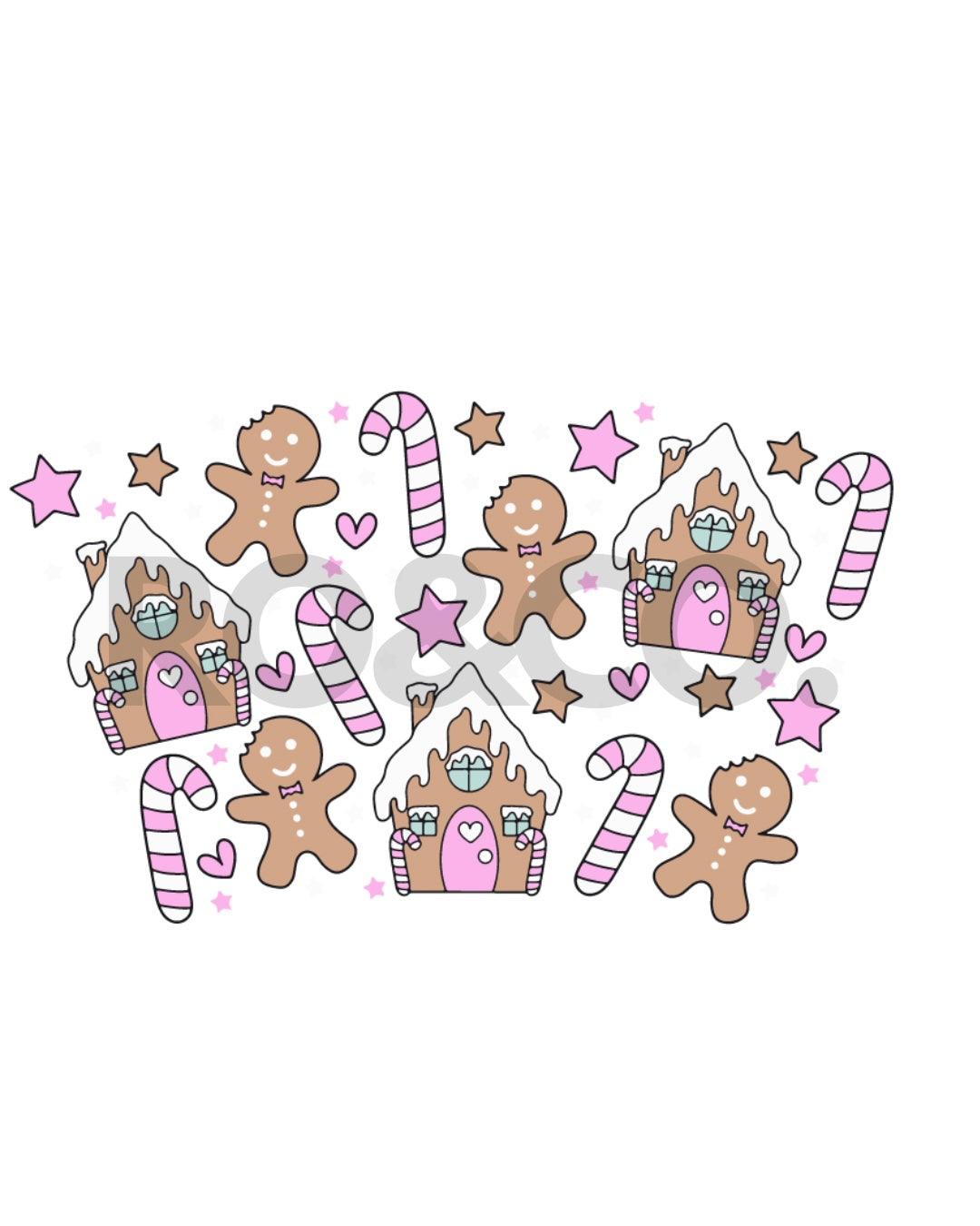 UVDTF - GINGERBREAD HOUSE WRAP