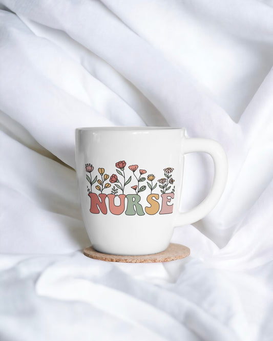 UVDTF - NURSE WITH FLOWERS DECAL