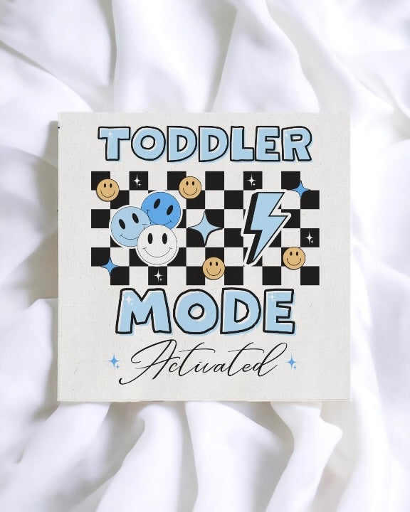 DTF - TODDLER MODE ACTIVATED BLUE 15CM