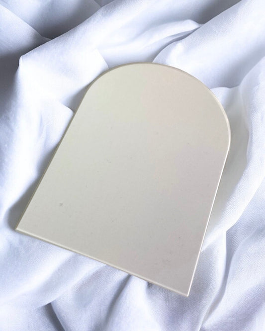 CLEAR ACRYLIC ARCHED PLAQUE