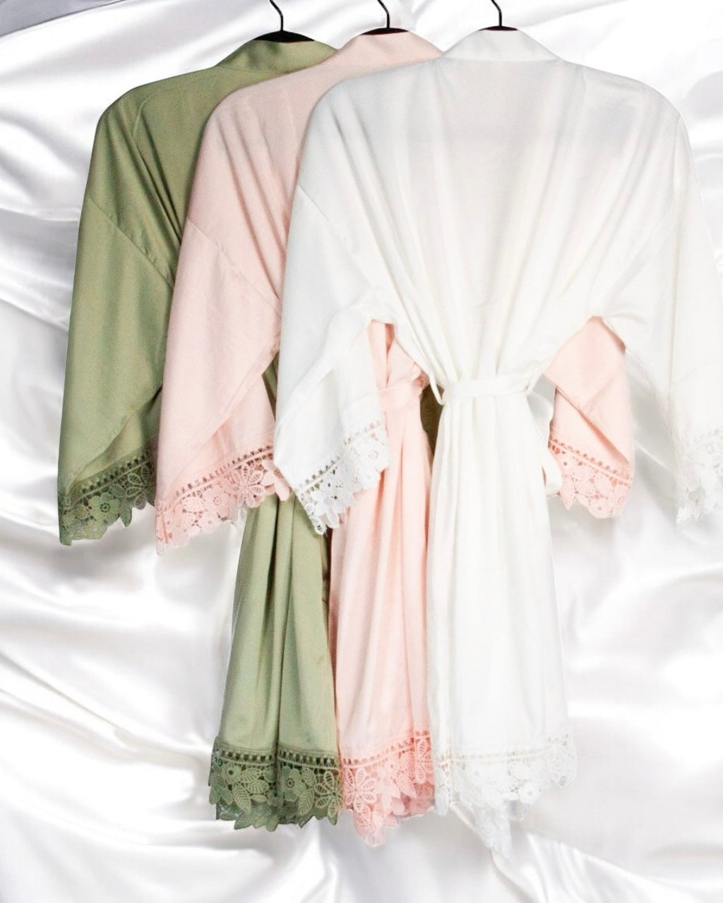 WEDDING SATIN ROBE