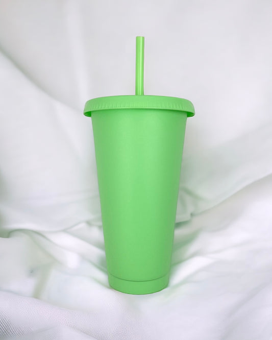 24OZ LIME GREEN SOLID COLOUR CUP