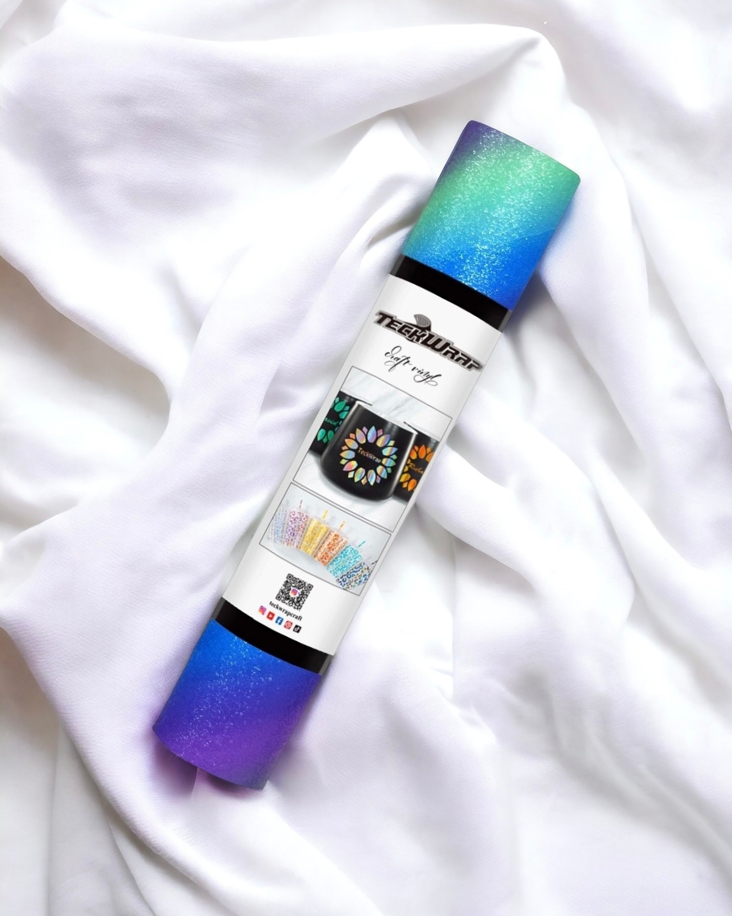 ADHESIVE - DIAGONAL RAINBOW STRIPES