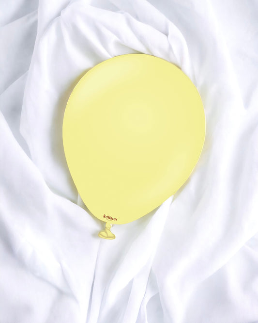 5” YELLOW LATEX BALLOONS - PACK OF 10
