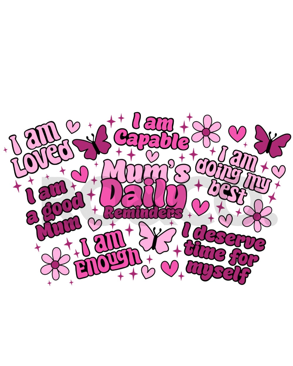 UVDTF - MUMS DAILY REMINDERS WRAP