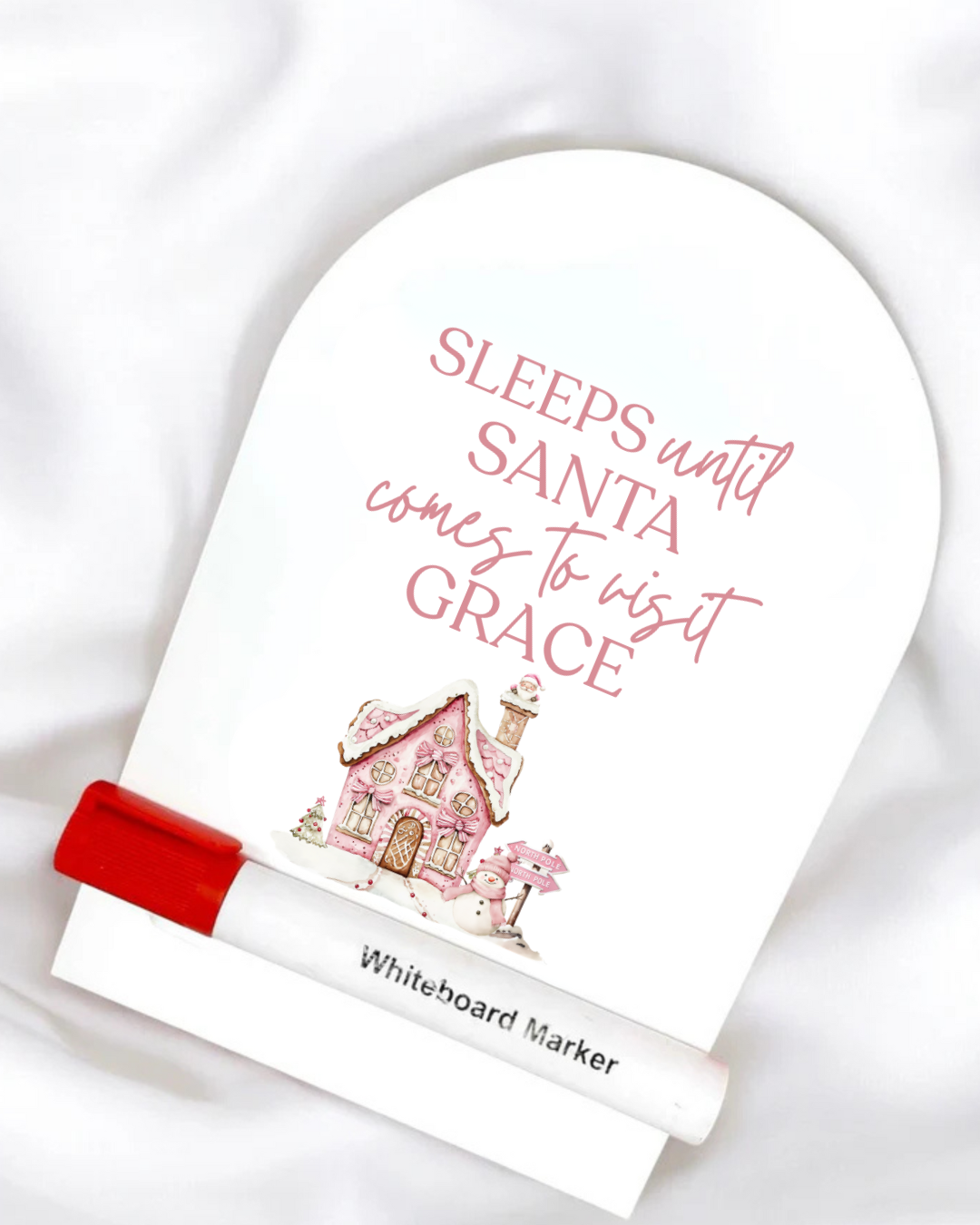 UVDTF - PERSONALISED - SLEEPS UNTIL SANTA COUNTDOWN