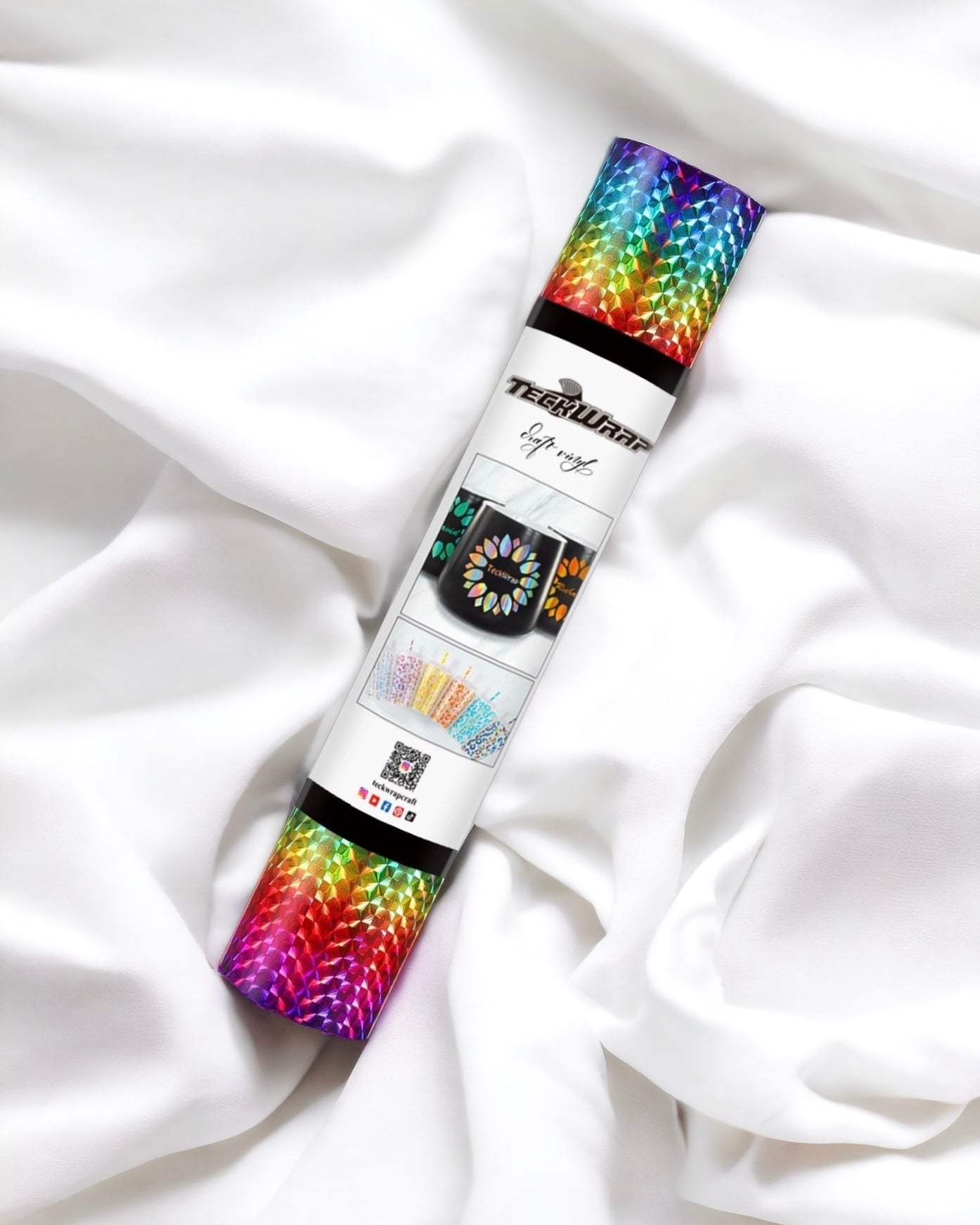 ADHESIVE - HOLO RAINBOW PATTERN