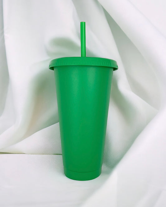 24OZ GREEN SOLID COLOUR CUP