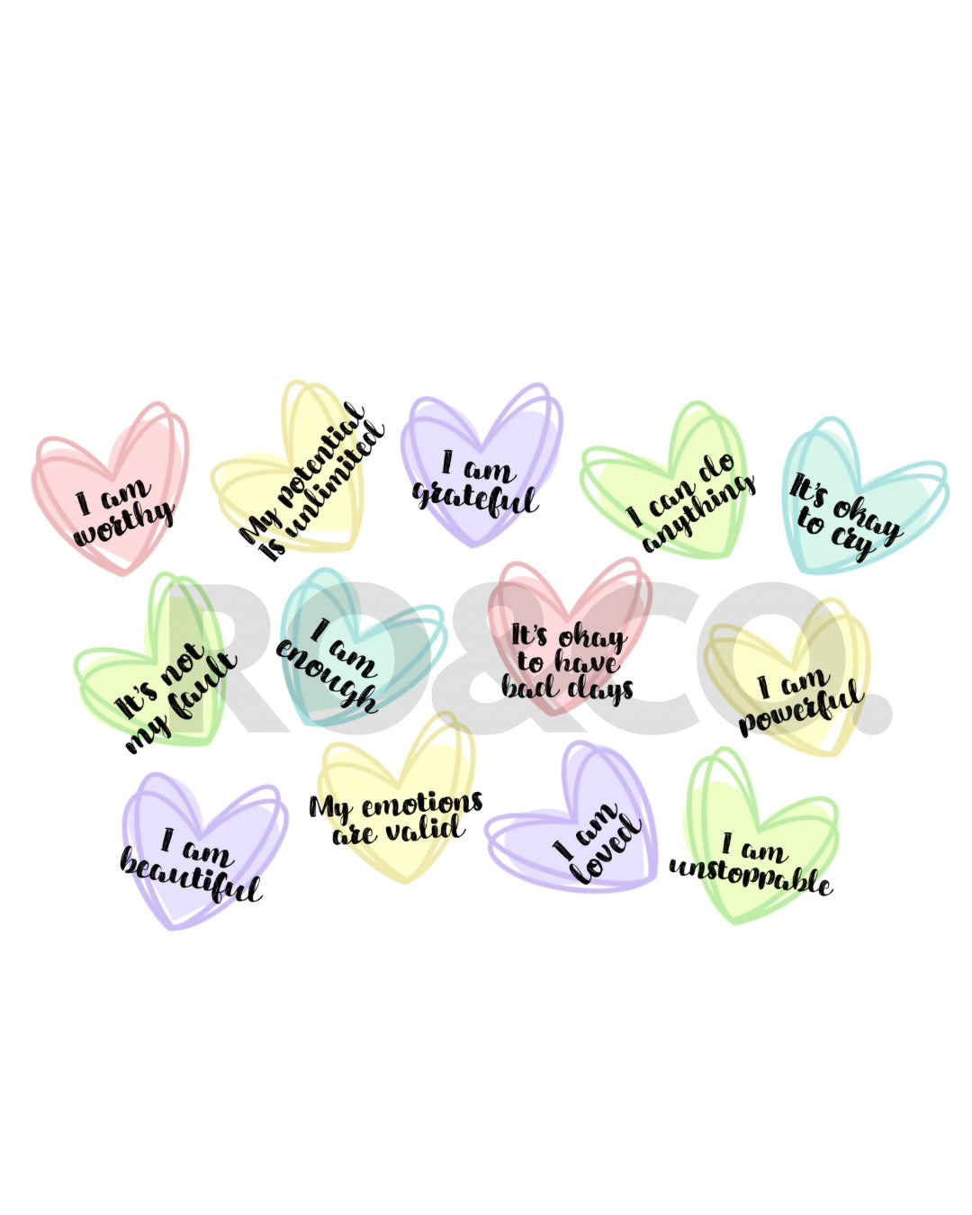 UVDTF - POSITIVE AFFIRMATIONS WRAP