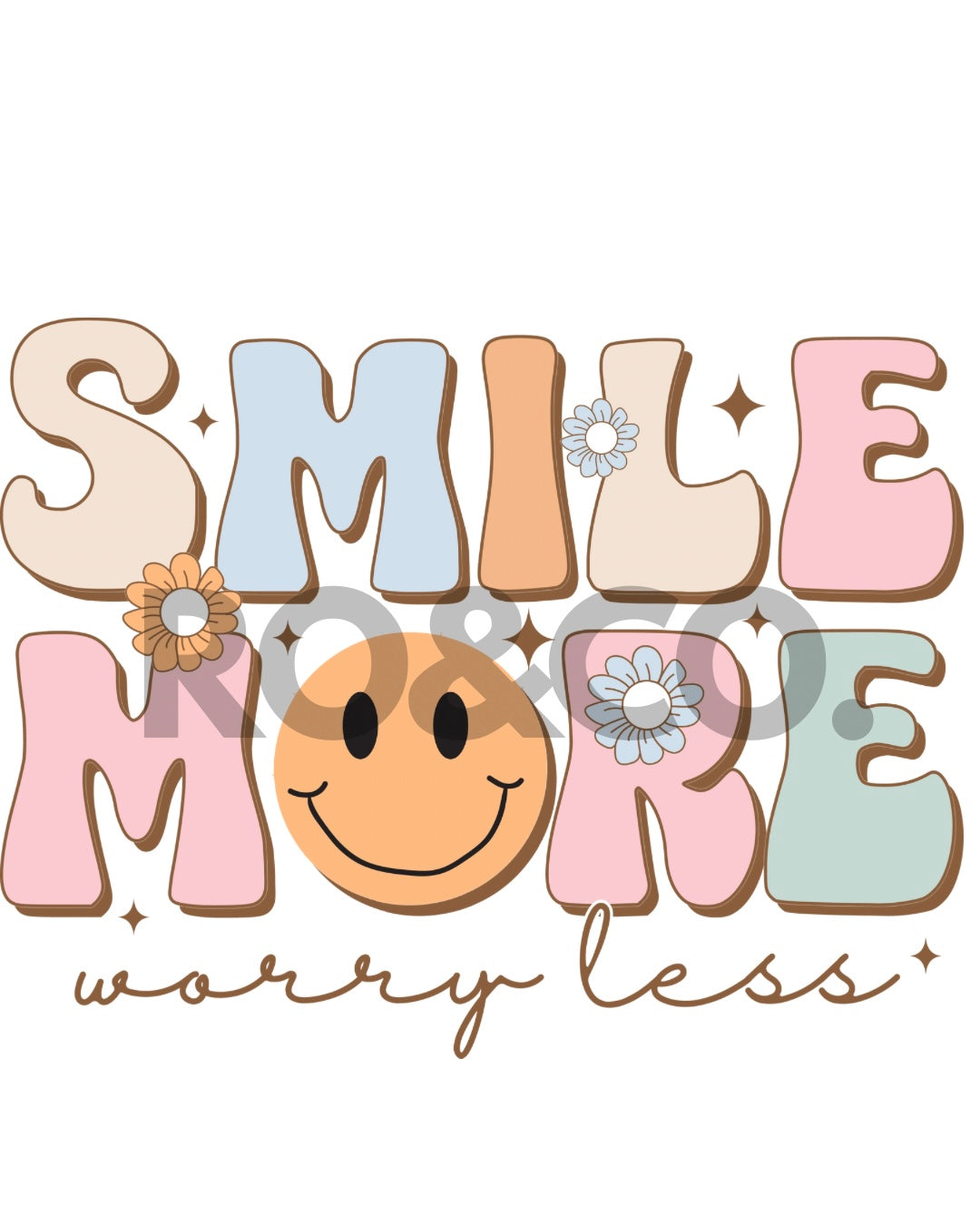 UVDTF - SMILE MORE DECAL