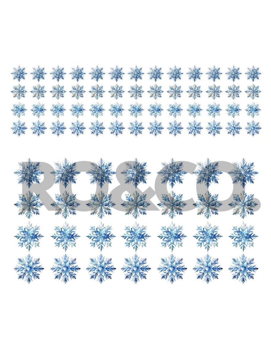 UVDTF - SNOWFLAKE FILLER SHEET