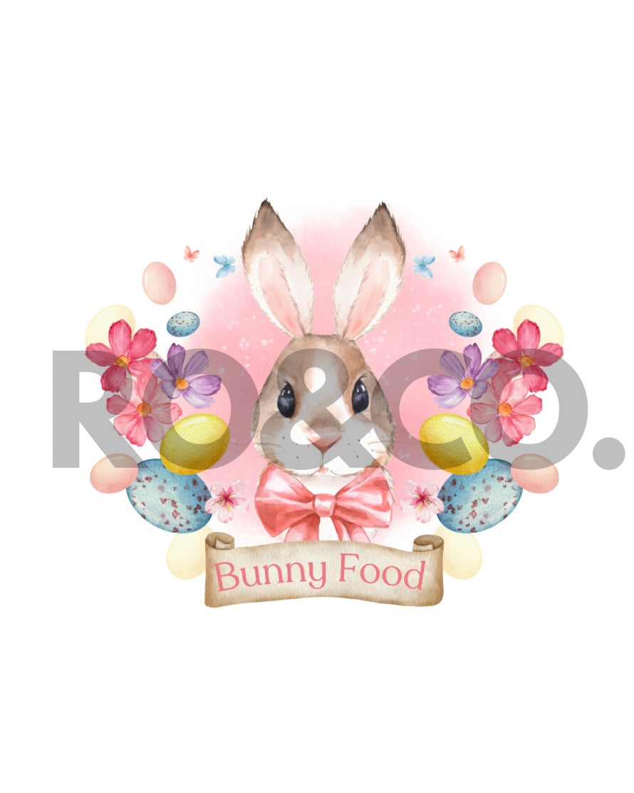 UVDTF - PINK BUNNY FOOD POPPER DECAL