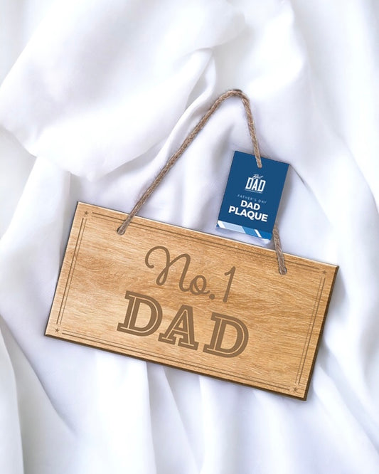 FATHERS DAY WOODEN PLAQUE