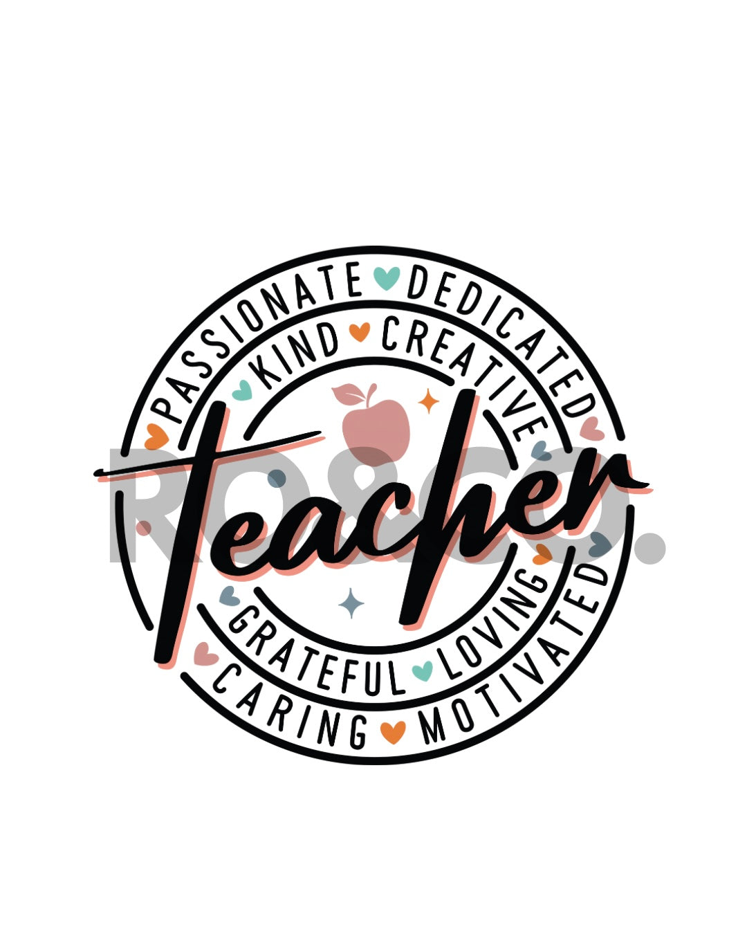 UVDTF - TEACHER AFFIRMATIONS DECAL