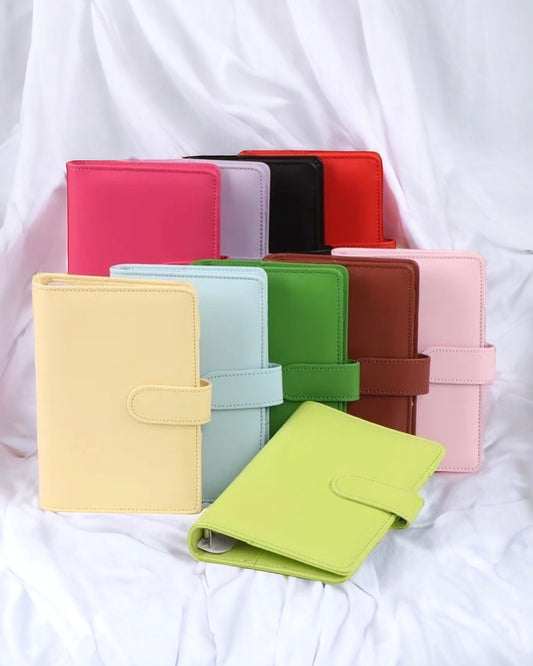 A6 SOLID COLOUR BUDGET BINDER