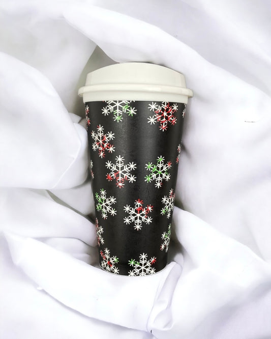 CLEARANCE - EXCLUSIVE SNOWFLAKE COLOUR CHANGING HOT CUP