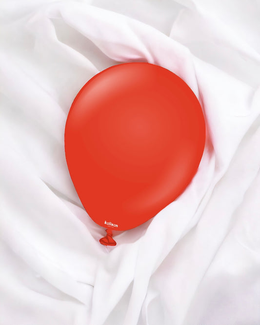 5” RED LATEX BALLOONS - PACK OF 10