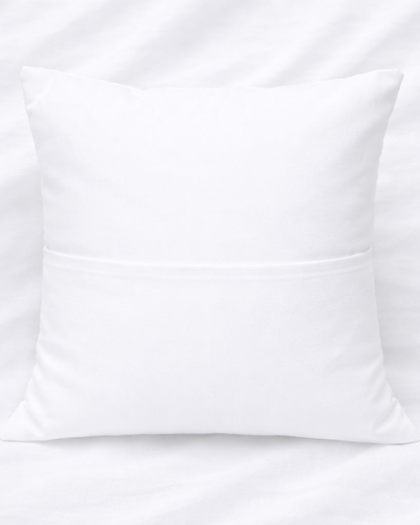 LINEN BOOK/POCKET CUSHION COVER 40X40CM