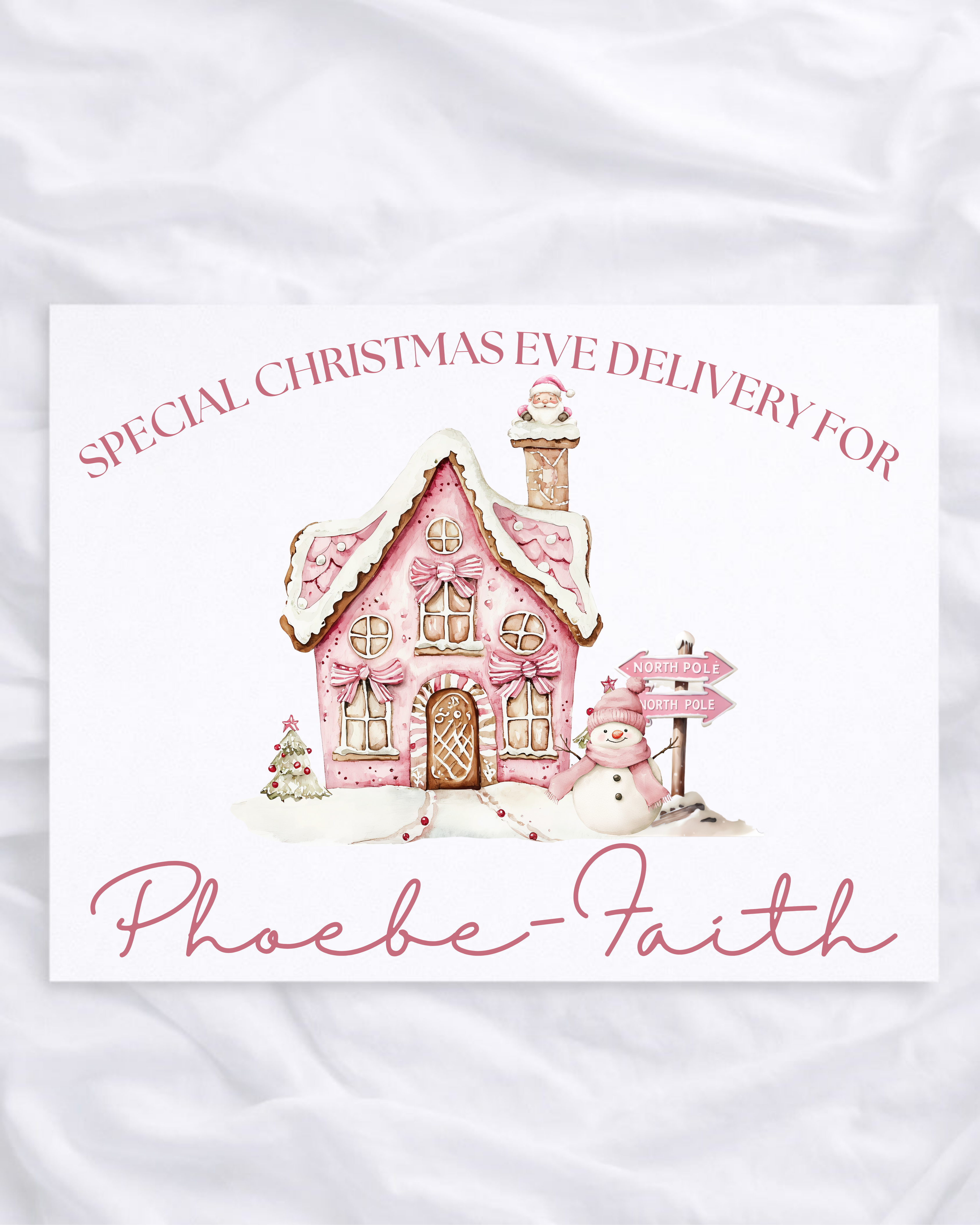 UVDTF - PERSONALISED - SPECIAL CHRISTMAS EVE DELIVERY