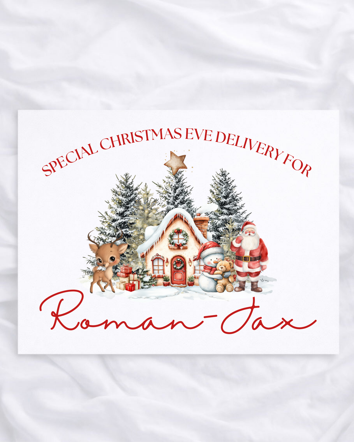 UVDTF - PERSONALISED - SPECIAL CHRISTMAS EVE DELIVERY