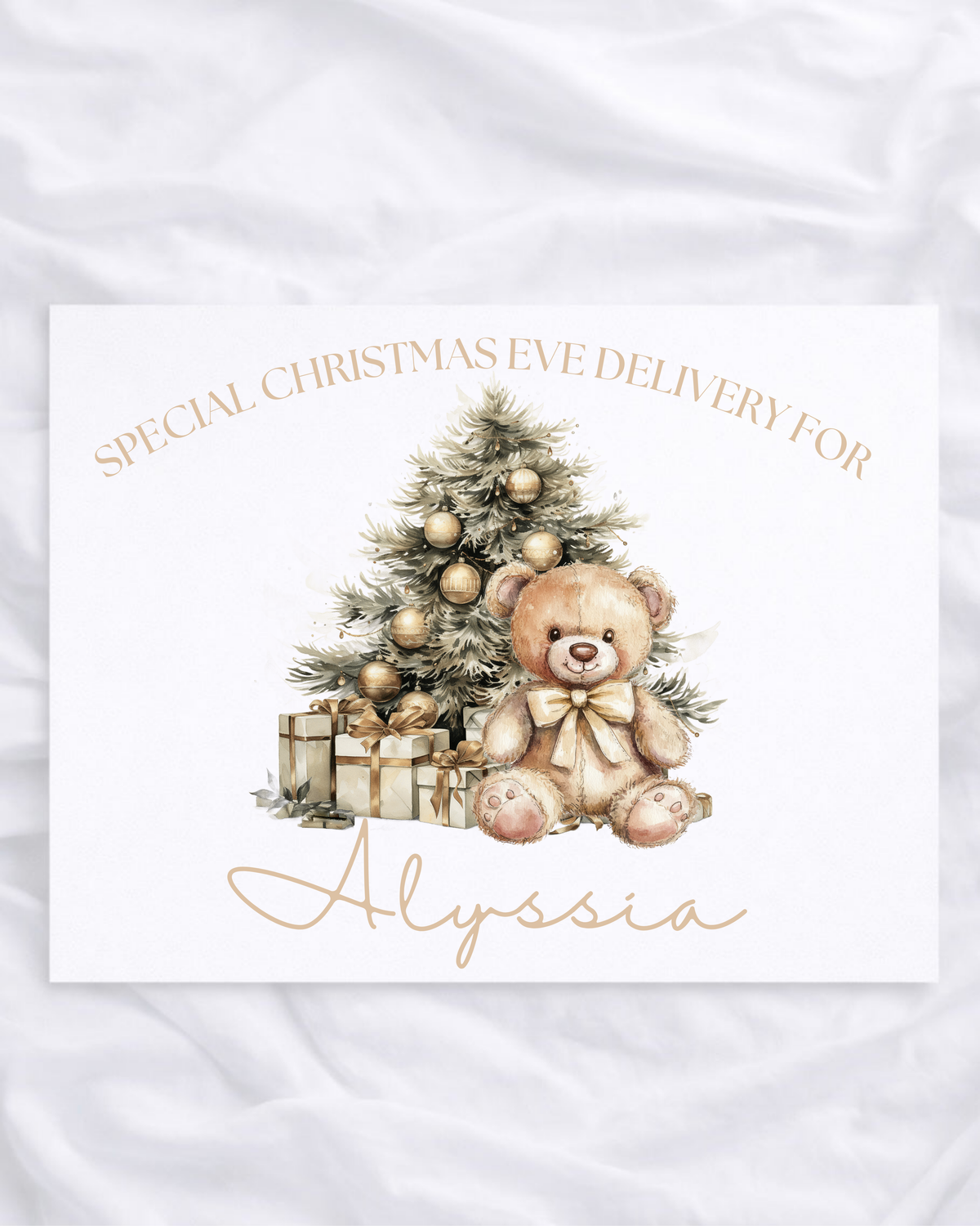 UVDTF - PERSONALISED - SPECIAL CHRISTMAS EVE DELIVERY