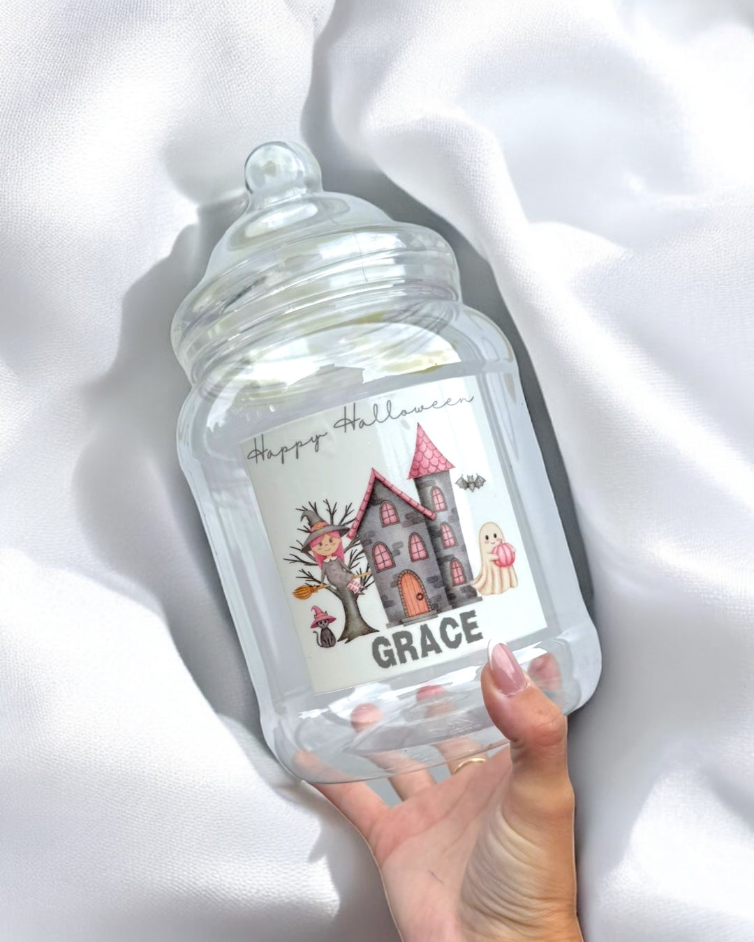 UVDTF - PERSONALISED - HALLOWEEN SWEET JAR LABEL