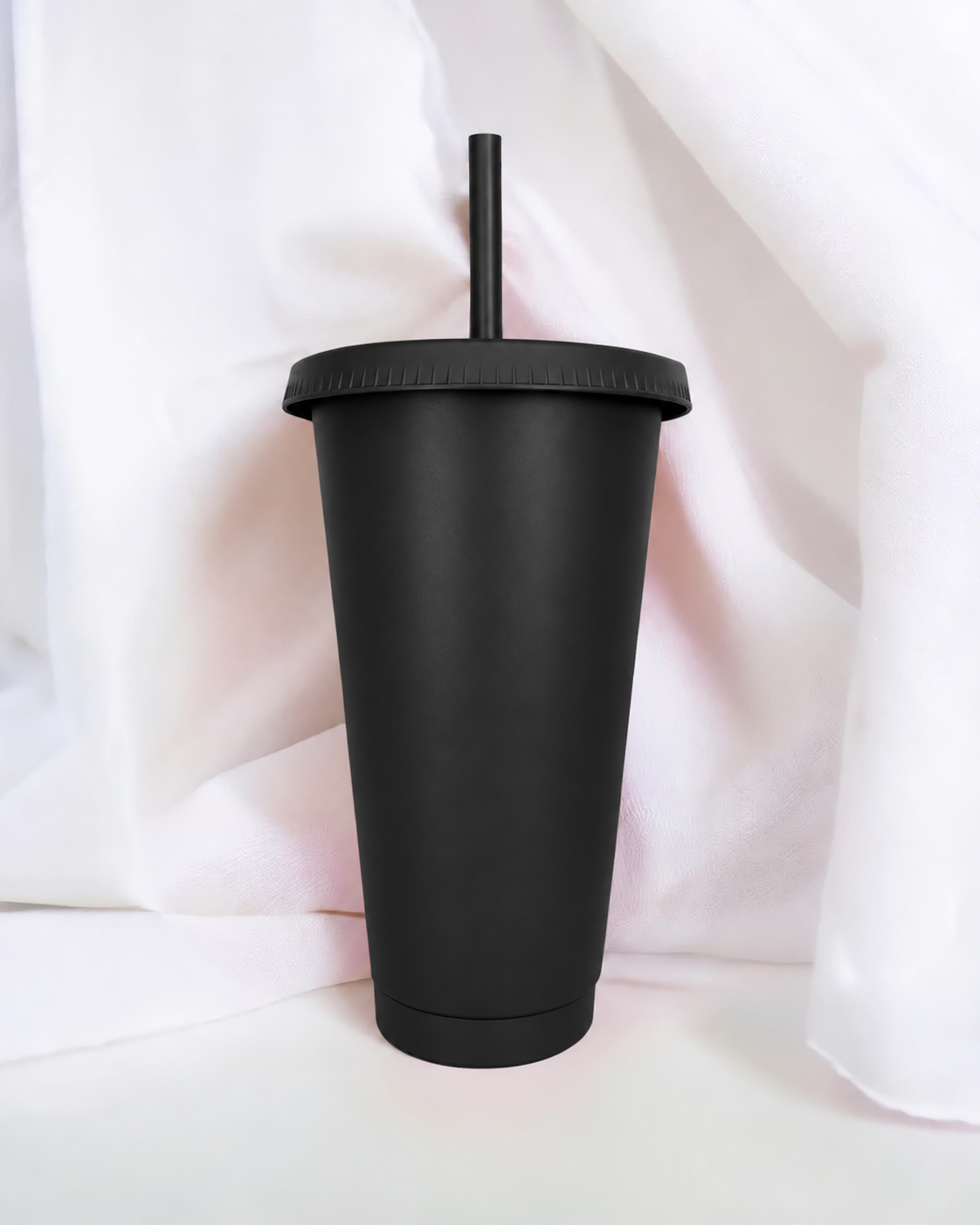 DISCONTINUED - 24OZ BLACK SOLID COLOUR CUP