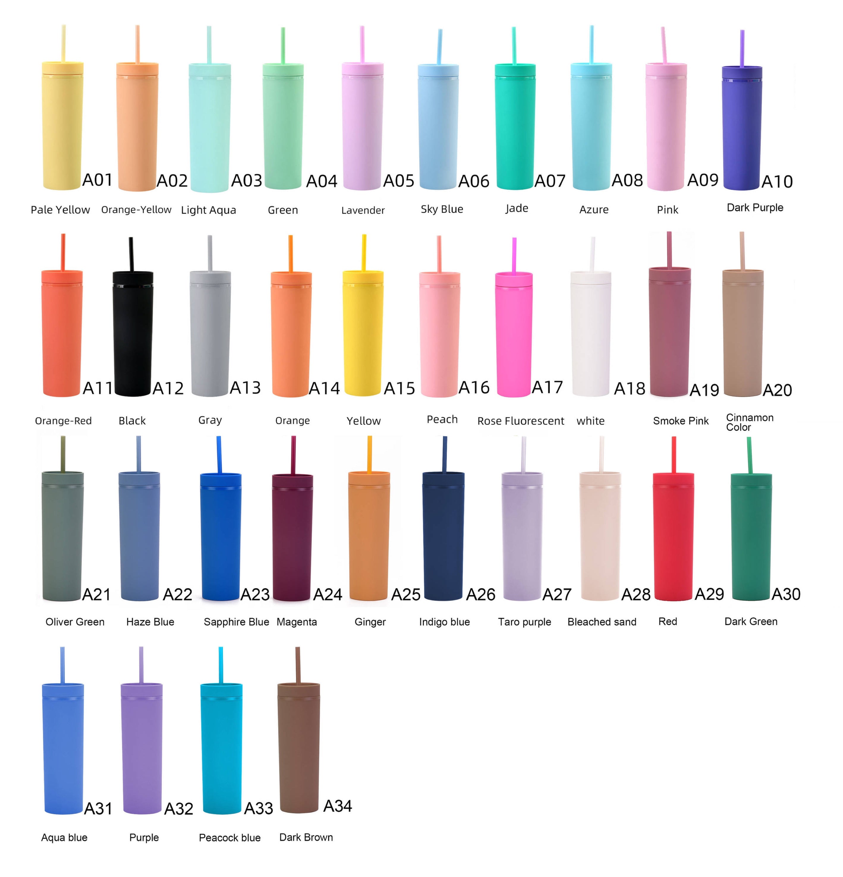 16OZ SKINNY TUMBLER